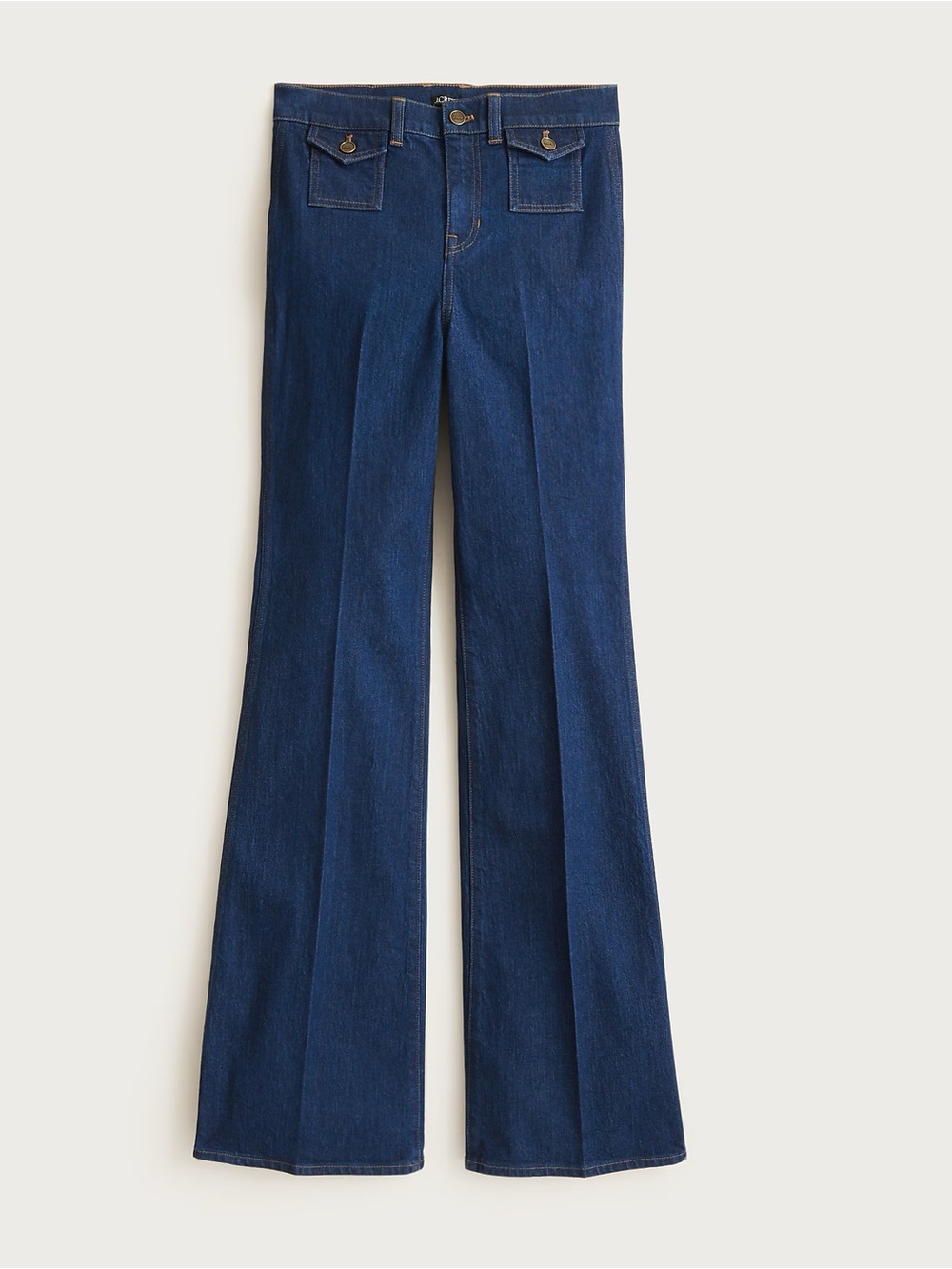 J. Crew Vintage Flare Jeans with flap pockets